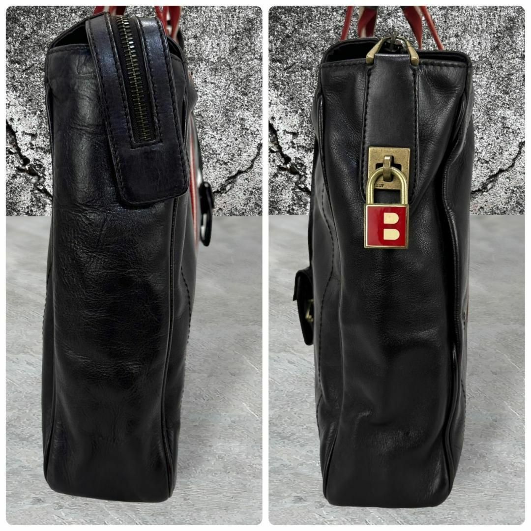 ☆美品☆バリー ビジネスバッグ トレインスポッティング A4 書類 仕事-