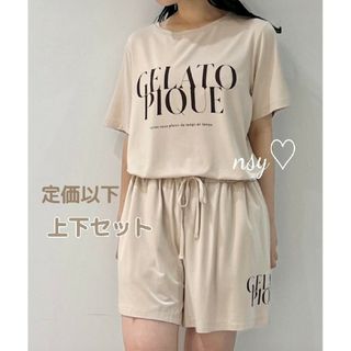 gelato pique - 新品定価以下 ジェラートピケ レーヨンロゴTシャツ