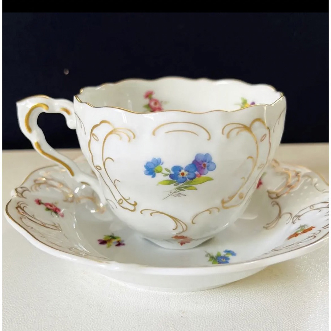 MEISSEN - リンドナー ベルサイユ 小花散らし トリオセット ②の通販
