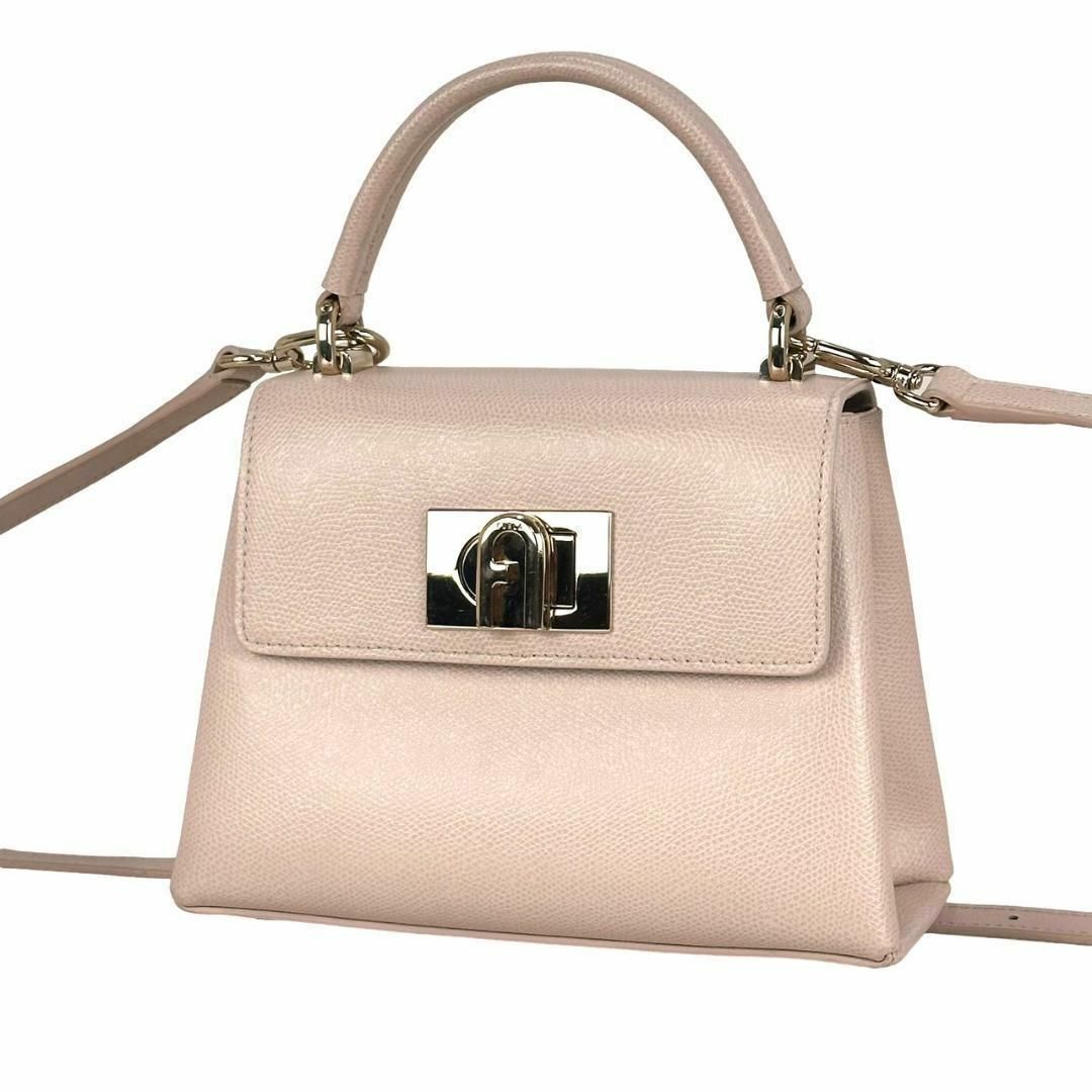 7.5万☆現行品☆FURLA 1927 トップハンドル ミニ バレリーナ