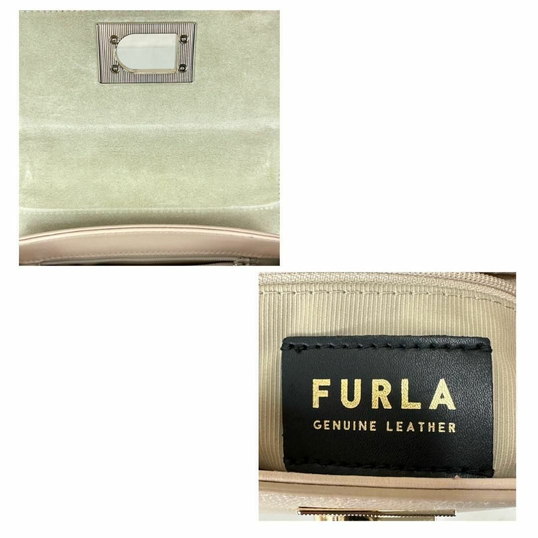 7.5万☆現行品☆FURLA 1927 トップハンドル ミニ バレリーナ 9