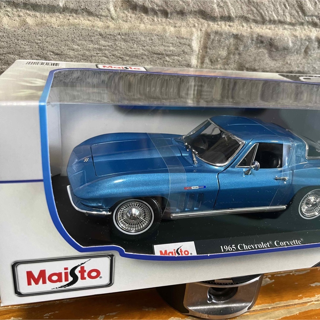 Chevrolet(シボレー)の新品1/18 マイスト Maisto1965Chevrolet Corvette エンタメ/ホビーのおもちゃ/ぬいぐるみ(ミニカー)の商品写真