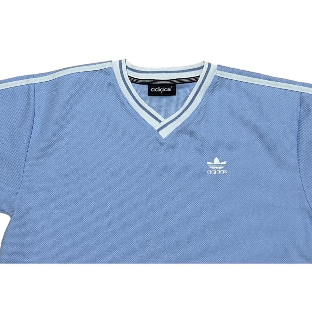 【adidas】アディダスオリジナルス ワッフル Tシャツ 水色 レア 希少