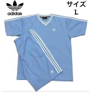 オリジナルス(Originals（adidas）)の【希少】アディダス セットアップ　水色(ジャージ)