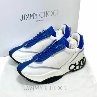 ☆CHOOロゴ☆ジミーチュウ 34/21cm 希少サイズ 厚底スニーカー-