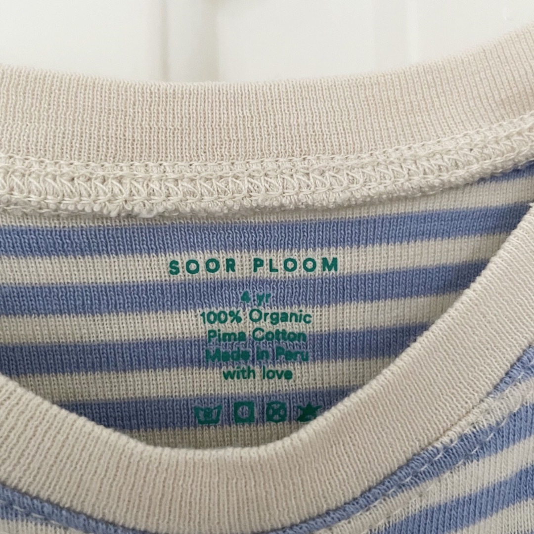 SOOR PLOOM(ソーアプルーム)のsoor ploom  バルーン袖　Tシャツ　4y キッズ/ベビー/マタニティのキッズ服女の子用(90cm~)(Tシャツ/カットソー)の商品写真