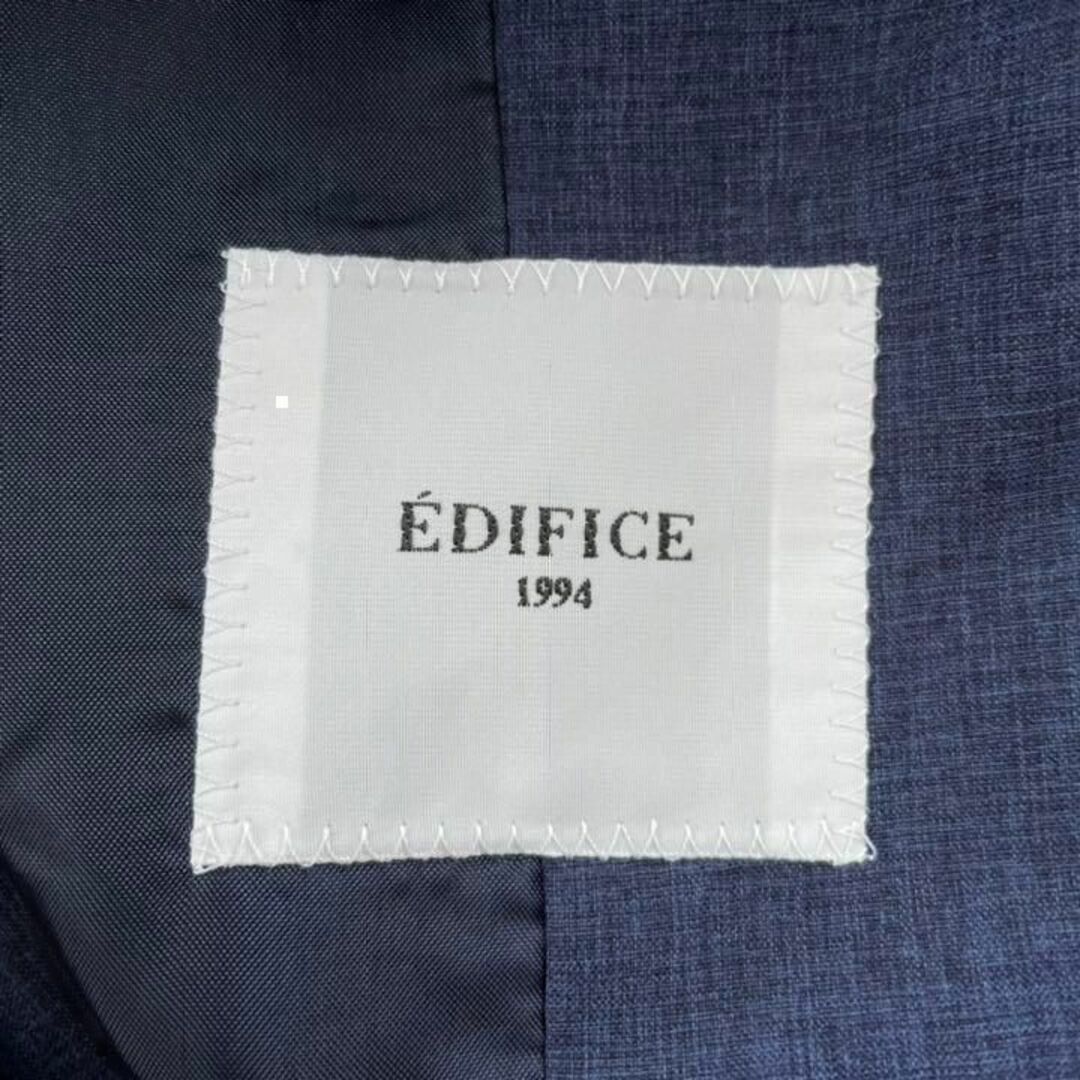 美品『EDIFICE』ポリエステル 薄手 セットアップ ネイビー 4