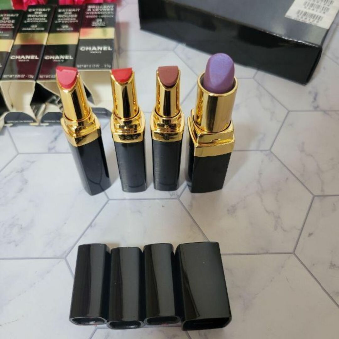 CHANEL - CHANEL ルージュ 4点セット 口紅 コスメの通販 by