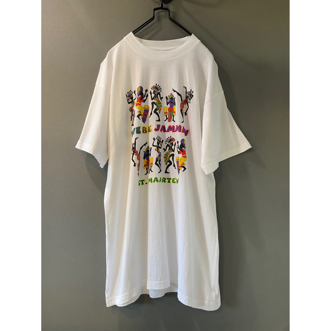 古着 ビンテージ 80s USA ジャマイカ レゲエ ダンス Tシャツ 希少美品 メンズのトップス(Tシャツ/カットソー(半袖/袖なし))の商品写真
