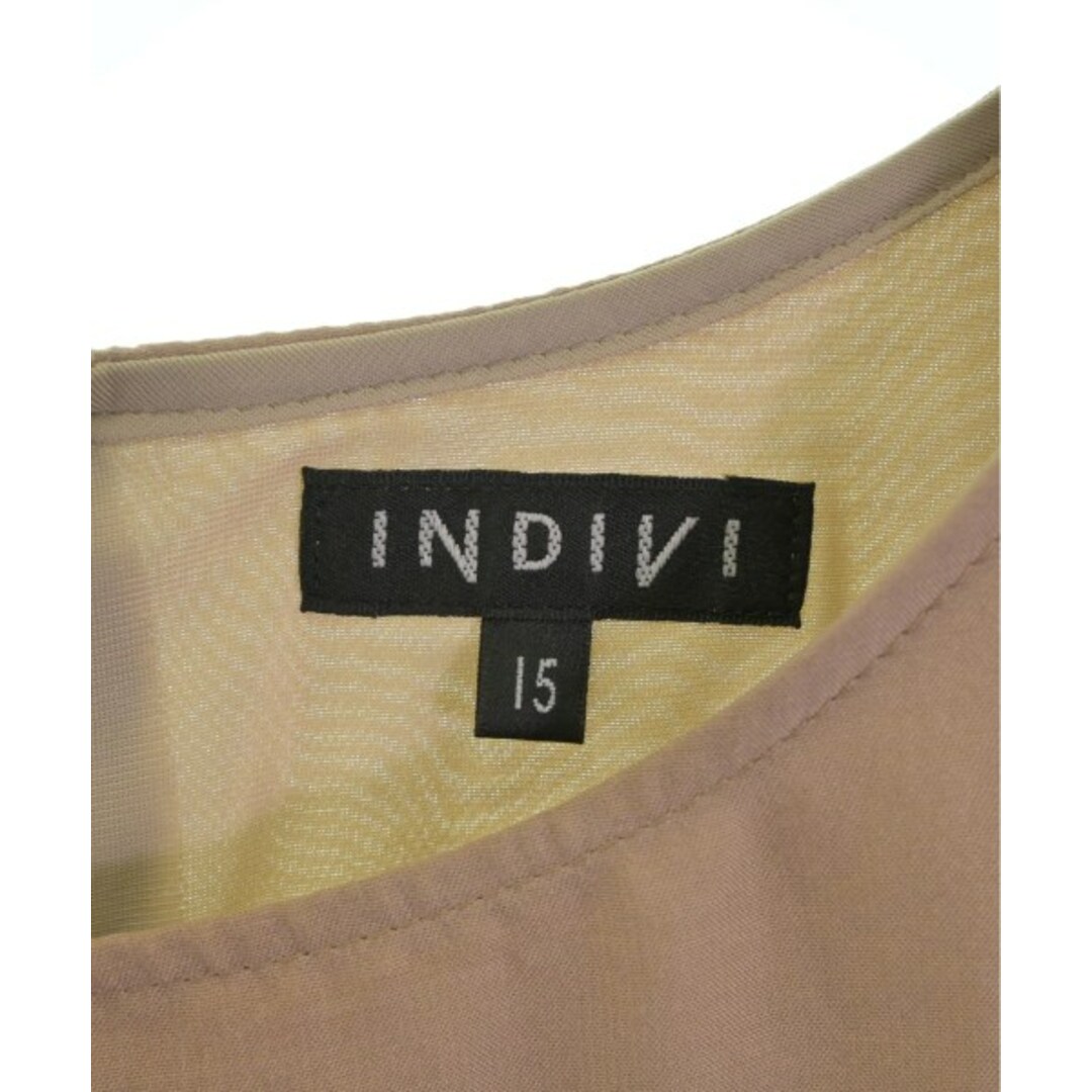 INDIVI(インディヴィ)のINDIVI インディヴィ ブラウス 15(XXL位) ベージュ 【古着】【中古】 レディースのトップス(シャツ/ブラウス(長袖/七分))の商品写真