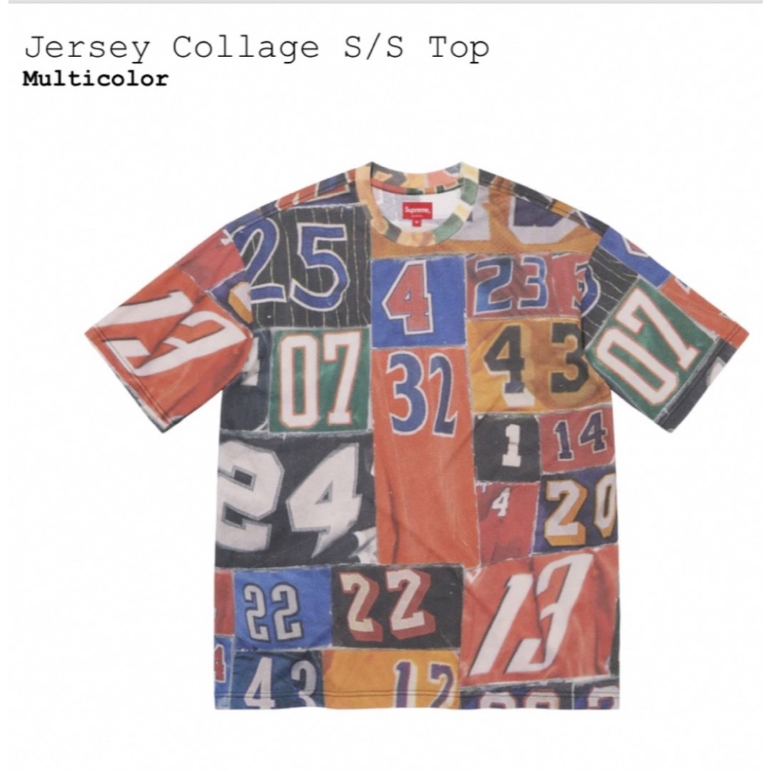 新品supreme23ss Jersey collage s/s Top正規品