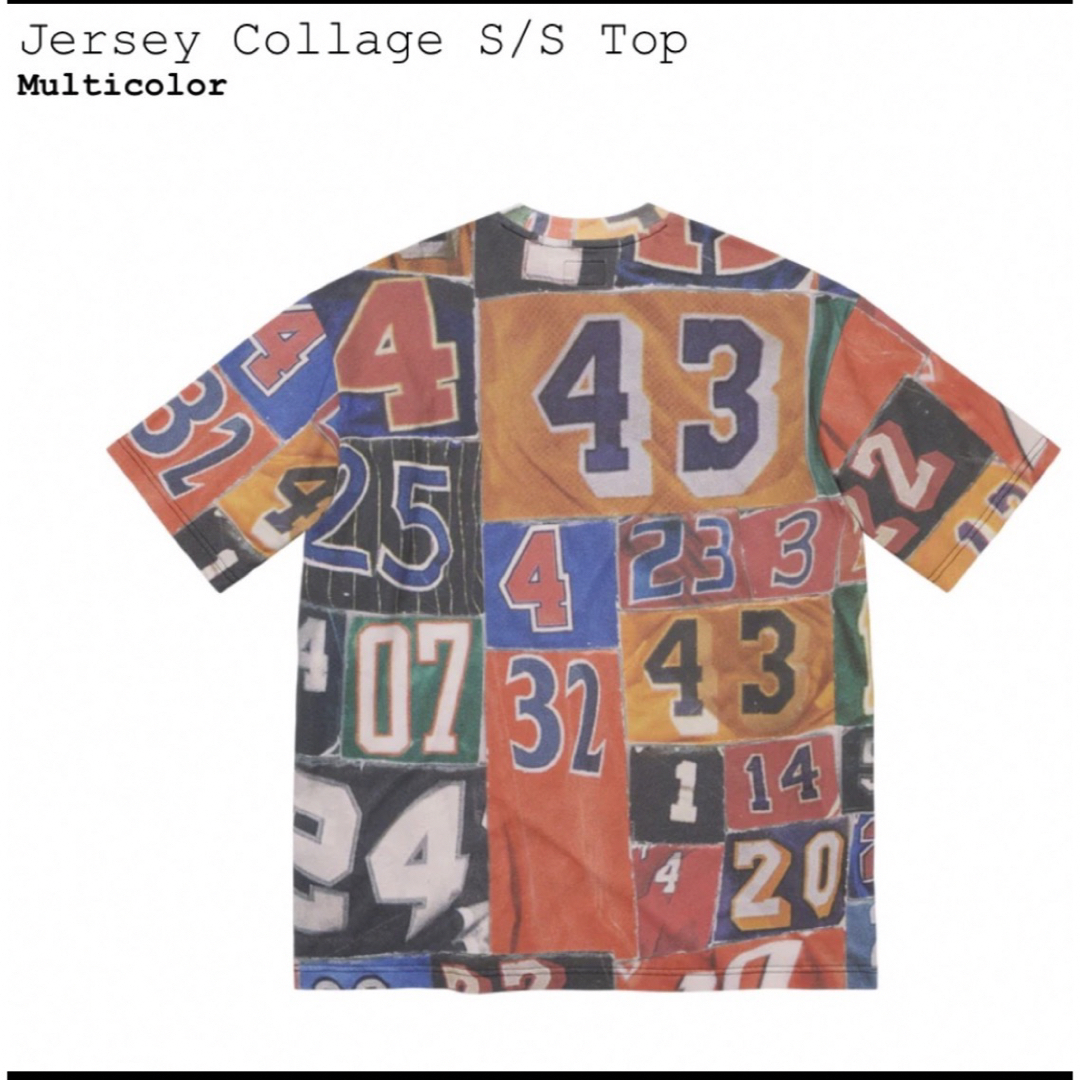 SUPREME Jersey Collage S/S Top Mサイズ マルチ