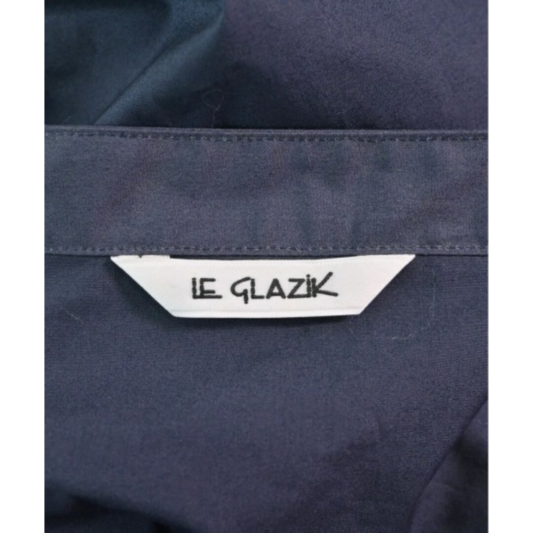 LE GLAZIK(ルグラジック)のLe glazik ルグラジック ワンピース 36(S位) 紺 【古着】【中古】 レディースのワンピース(ひざ丈ワンピース)の商品写真