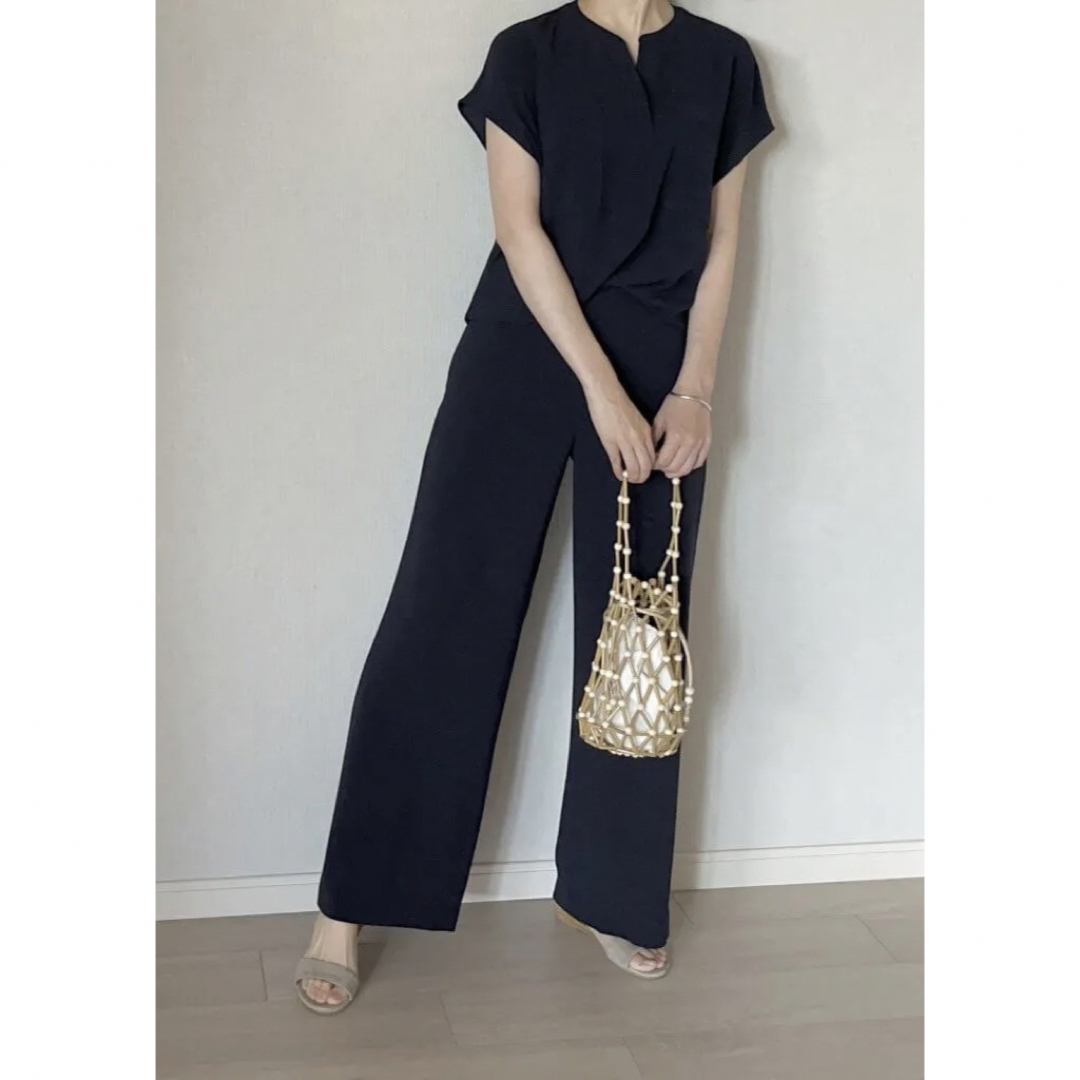 theory - Theory 21ss プルオーバーブラウス&ワイドパンツ
