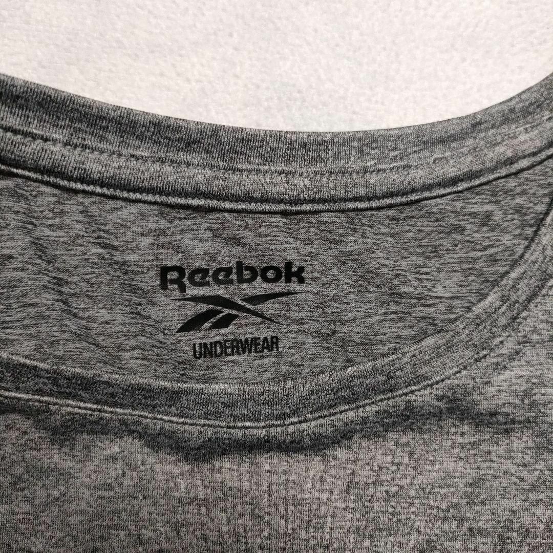 Reebok(リーボック)のReebok　リーボック　(M)　長袖　ストレッチ　アンダーウェア　ロゴプリント レディースのトップス(Tシャツ(長袖/七分))の商品写真