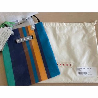 マルニ(Marni)の☆完売品☆MARNIマルニマーケット☆ ストライプミニショルダーバッグ☆(トートバッグ)