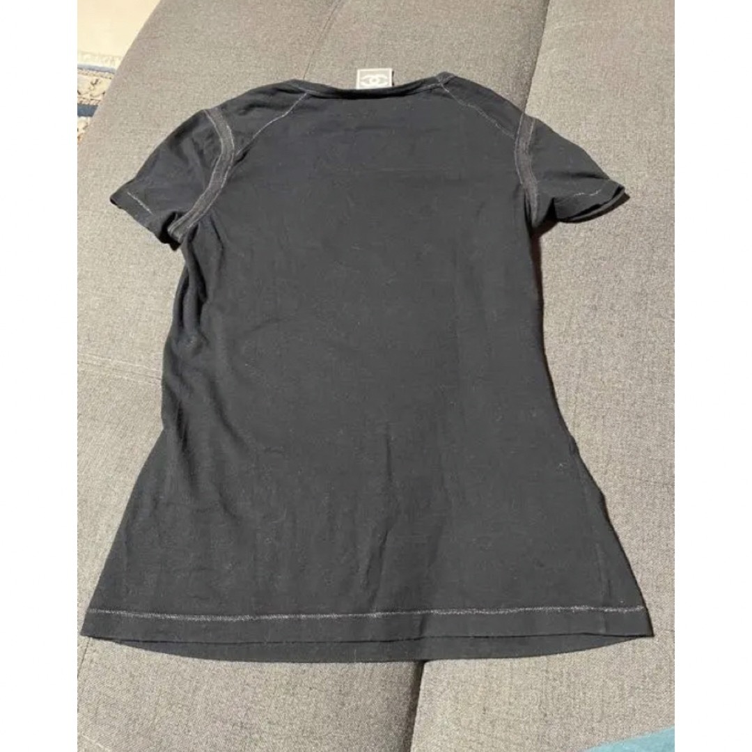 CHANEL(シャネル)のシャネルCHANEL07Pスポーツライン極美品ラメキラキラ レディースのトップス(Tシャツ(半袖/袖なし))の商品写真