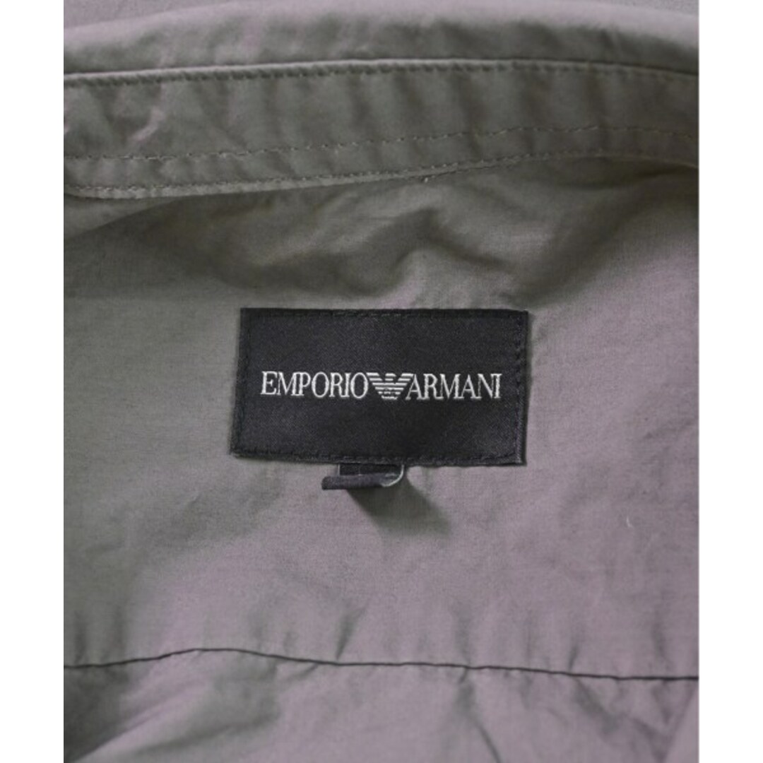 Emporio Armani(エンポリオアルマーニ)のEMPORIO ARMANI エンポリオアルマーニ シャツ 6A グレー 【古着】【中古】 キッズ/ベビー/マタニティのキッズ服女の子用(90cm~)(ブラウス)の商品写真