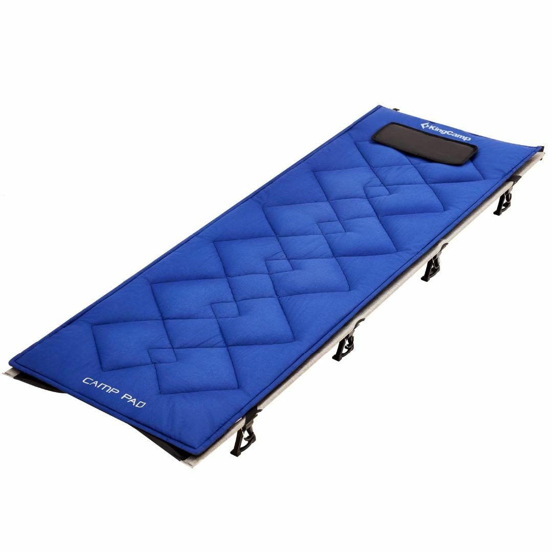 KingCamp コット 簡易ベッド マット付き 簡易枕と収納バッグ付き 耐荷重