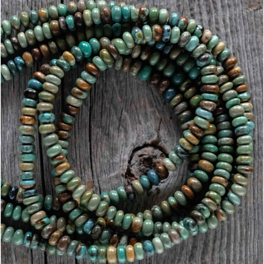 ＊Tibet turquoise Button type