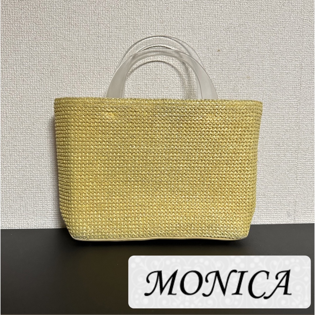MONICA - モニカ カゴバッグ ☆美品☆の通販 by M∀XIM|モニカならラクマ