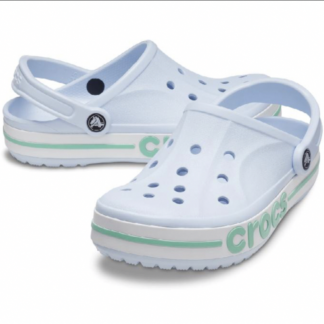 crocs(クロックス)の新品 24cm クロックス バヤバンド クロッグ ブルー レディースの靴/シューズ(サンダル)の商品写真