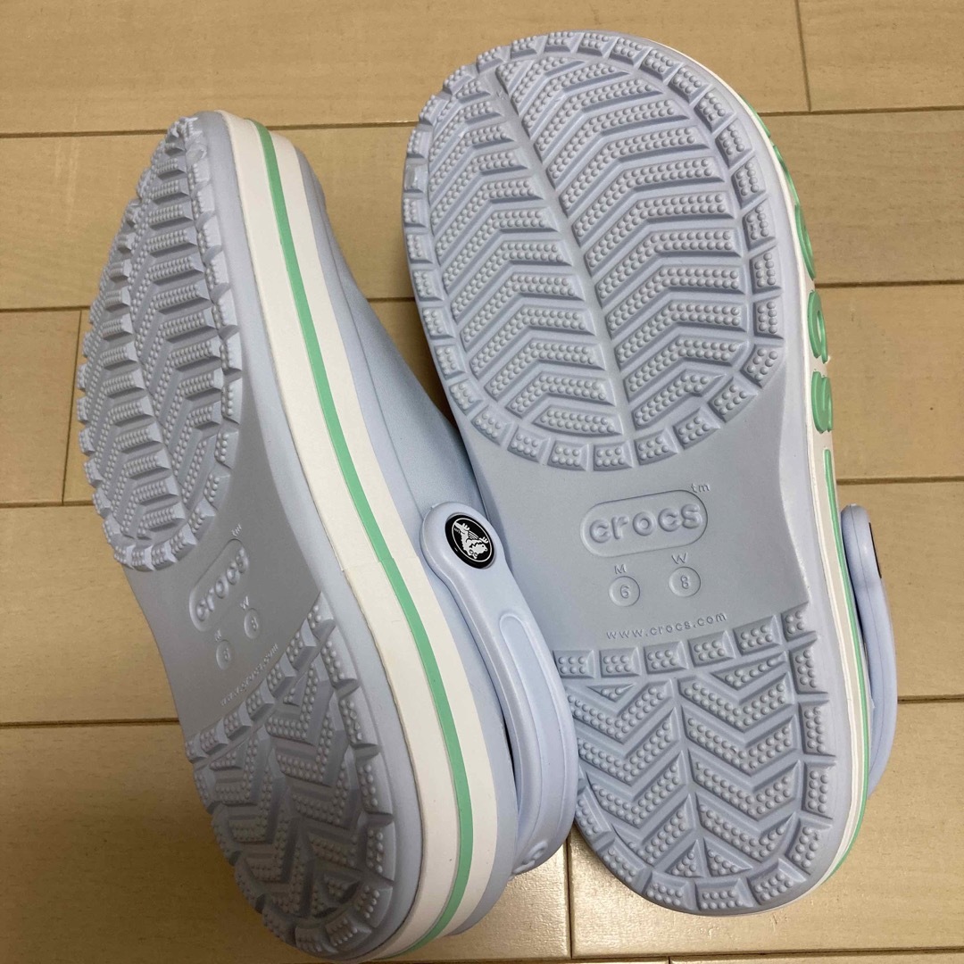 crocs(クロックス)の新品 24cm クロックス バヤバンド クロッグ ブルー レディースの靴/シューズ(サンダル)の商品写真