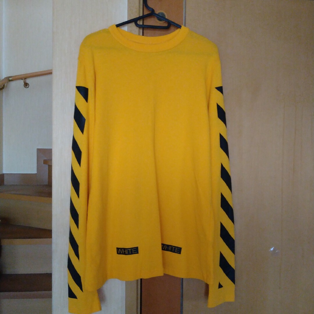 【希少】【初期モデル】【OFF-WHITE】【ビッグロゴデザイン】【ロンT】