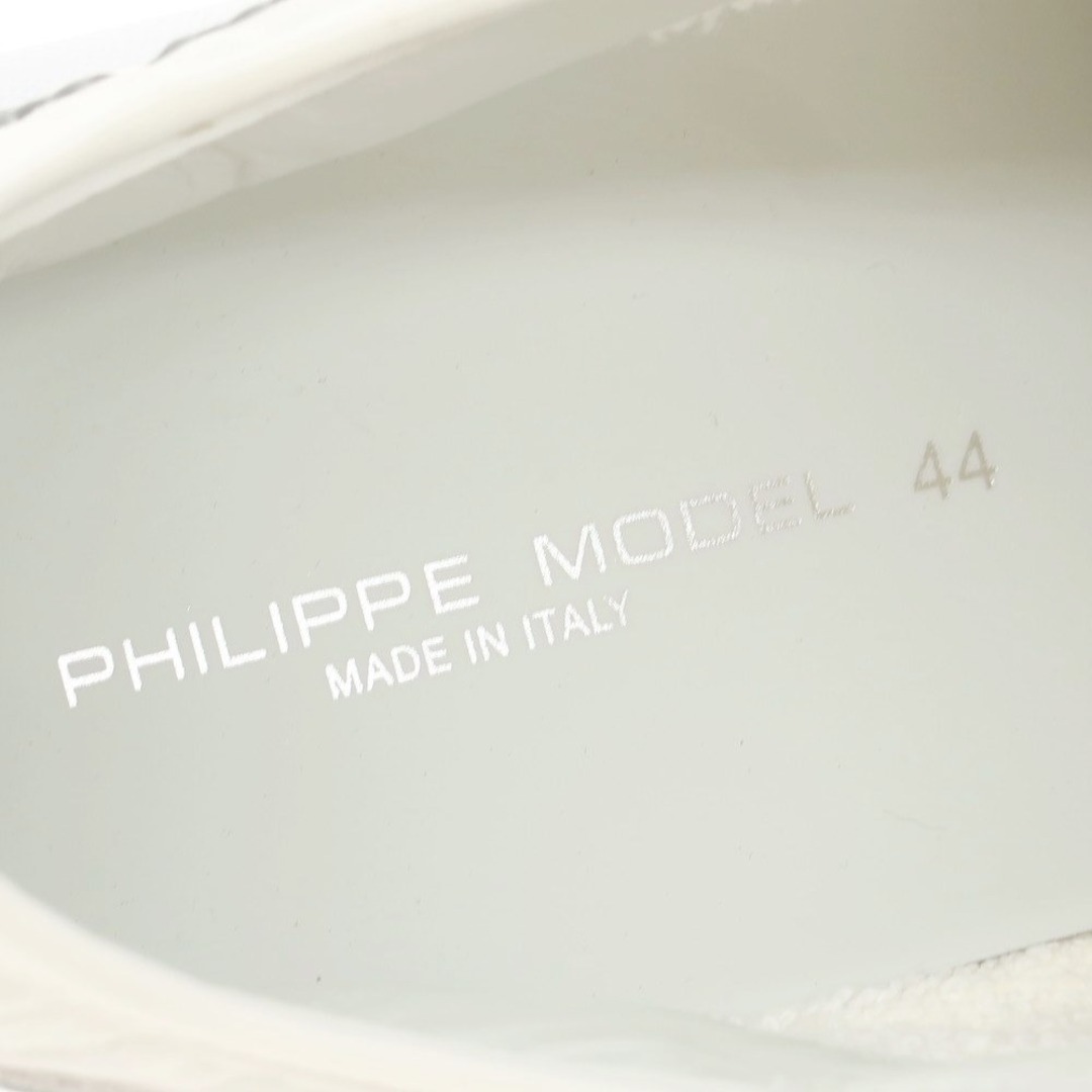 PHILIPPE MODEL(フィリップモデル)の【新品】フィリップモデル PHILIPPE MODEL EZE WC5 スニーカー ホワイトxシルバー【サイズ44】【メンズ】 メンズの靴/シューズ(スニーカー)の商品写真