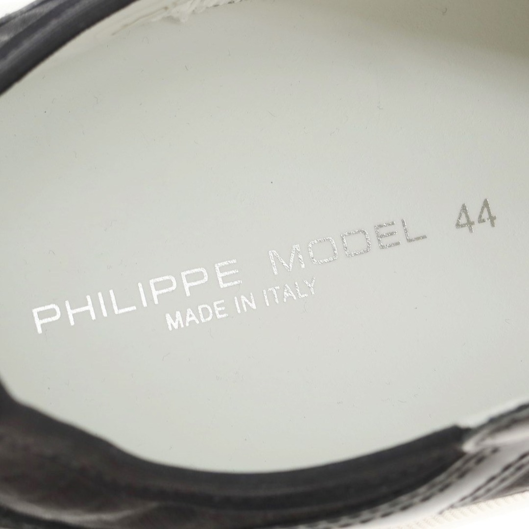 PHILIPPE MODEL(フィリップモデル)の【新品】フィリップモデル PHILIPPE MODEL EZE WC4 スニーカー ブラックxホワイト【サイズ44】【メンズ】 メンズの靴/シューズ(スニーカー)の商品写真