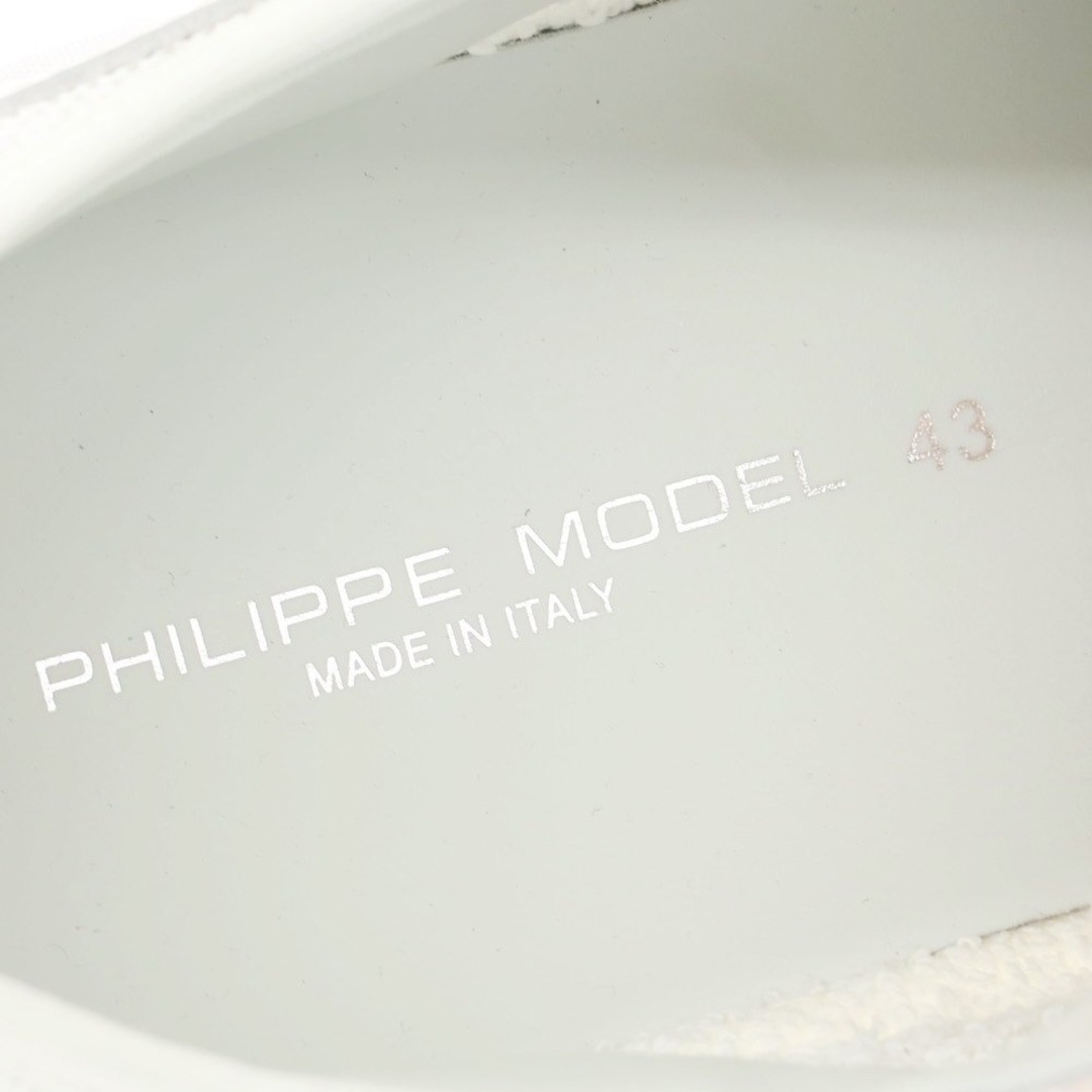 PHILIPPE MODEL(フィリップモデル)の【新品アウトレット】フィリップモデル PHILIPPE MODEL EZE WP1 スニーカー ホワイトxオレンジ【サイズ43】【メンズ】 メンズの靴/シューズ(スニーカー)の商品写真