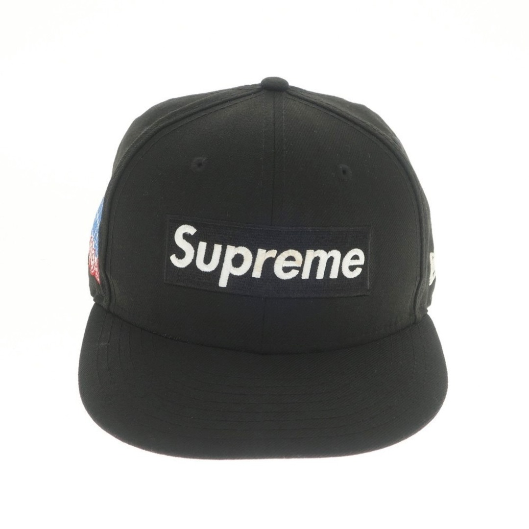 シュプリーム  キャップ　ブラック　supreme