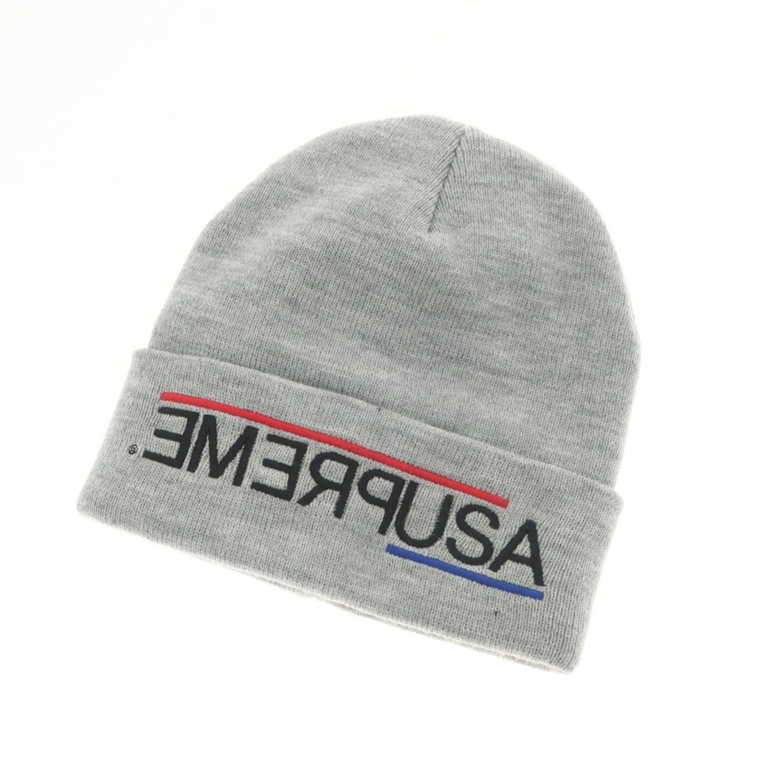 【中古】シュプリーム Supreme 2021年秋冬 USA Beanie アクリル ビーニー ニットキャップ ライトグレー【メンズ】 |  フリマアプリ ラクマ