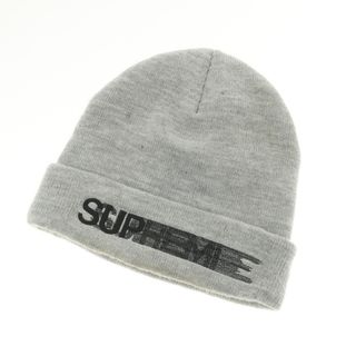 シュプリーム(Supreme)の【中古】シュプリーム Supreme 2020年春夏 Motion Logo Beanie supreme アクリル ビーニー ニットキャップ ライトグレー【メンズ】(ニット帽/ビーニー)