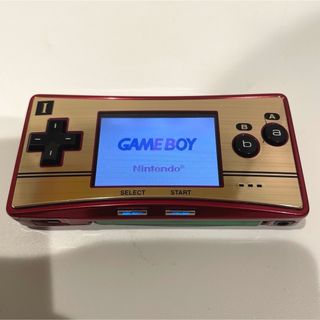 ゲームボーイミクロ 箱入り ファミコンカラー ジャンク