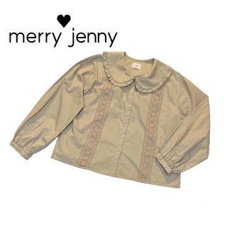 メリージェニー(merry jenny)のmerry jenny フリル丸襟ブラウス トップス(シャツ/ブラウス(長袖/七分))