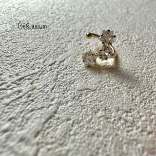 zirconia star cuff(イヤーカフ)