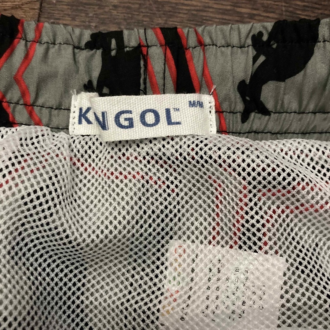 KANGOL(カンゴール)の海外限定日本未発売Kangolカンゴール短ショートパンツ水陸両用刺繍ロゴ メンズのパンツ(ショートパンツ)の商品写真