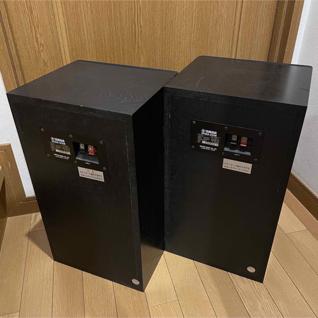 送料込！ YAMAHA NS-100M 音出し確認済み ジャンク品画像5枚目のように傷があります