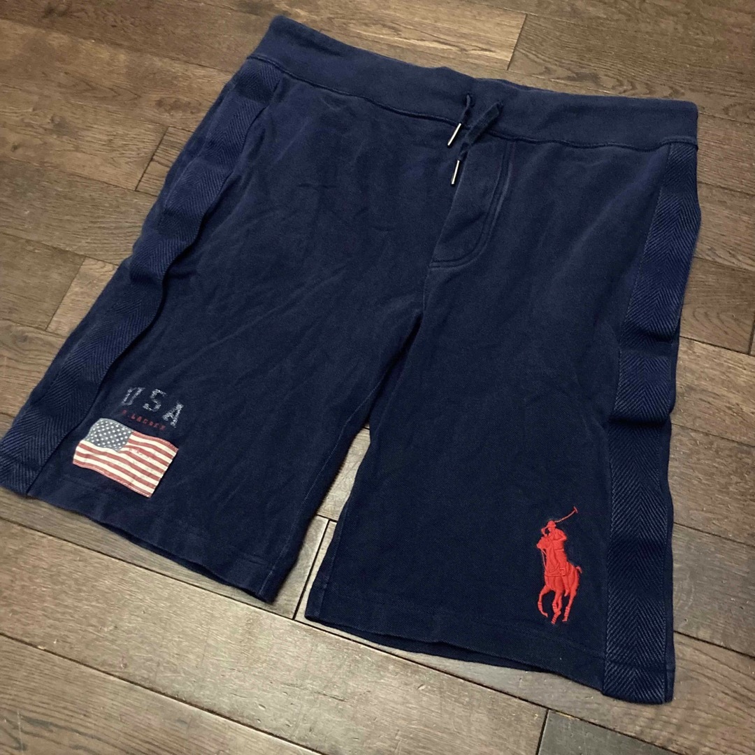 POLO RALPH LAUREN(ポロラルフローレン)のRalph Laurenラルフローレンビッグポニー短ショートパンツスウェット メンズのパンツ(ショートパンツ)の商品写真