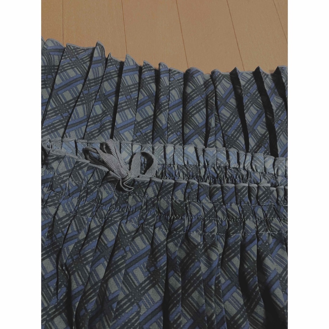 SM2(サマンサモスモス)のサマンサモスブルー　プリーツロングスカート レディースのスカート(ロングスカート)の商品写真