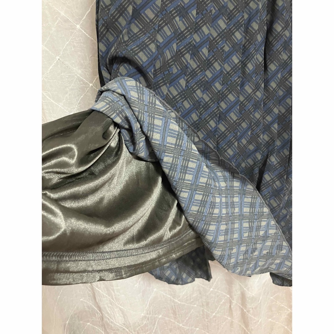 SM2(サマンサモスモス)のサマンサモスブルー　プリーツロングスカート レディースのスカート(ロングスカート)の商品写真