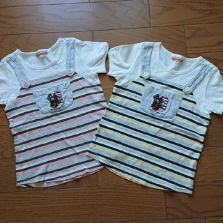 カステルバジャック(CASTELBAJAC)のCASTELBAJAC  120 Tシャツ半袖  2枚(Tシャツ/カットソー)