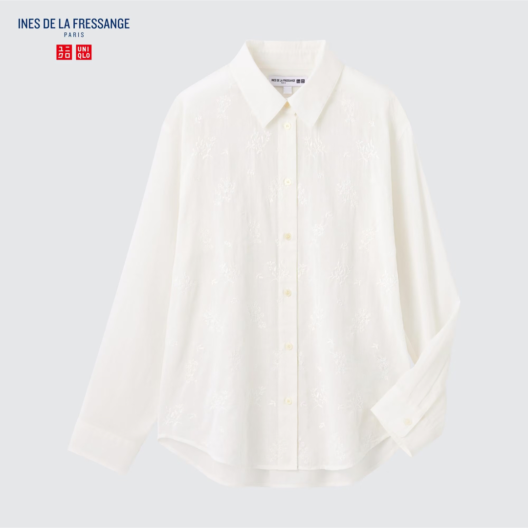UNIQLO - sale!新品タグ付☆UNIQLO&INES ユニクロ&イネス☆刺繍 UNIQLO - sale!新品タグ付☆UNIQLO&INES ユニクロ&イネス☆刺繍