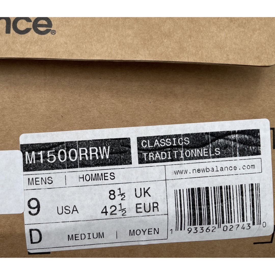 New Balance(ニューバランス)のNew Balance M1500RRW  メンズの靴/シューズ(スニーカー)の商品写真