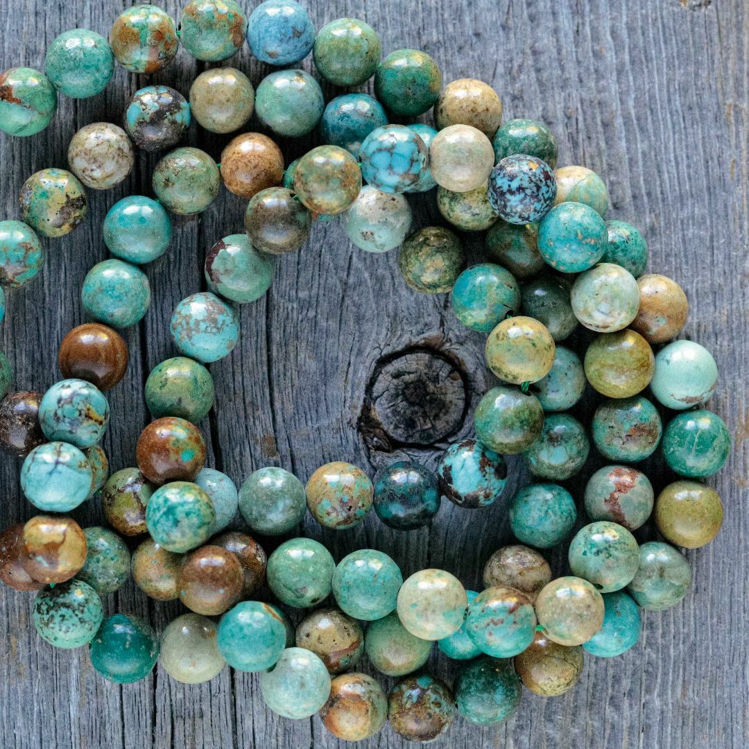 Tibet turquoise Round type 最新人気 - www.woodpreneurlife.com