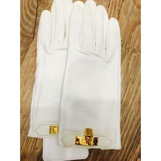 エルメス(Hermes)のエルメスのグローブ★白★(手袋)