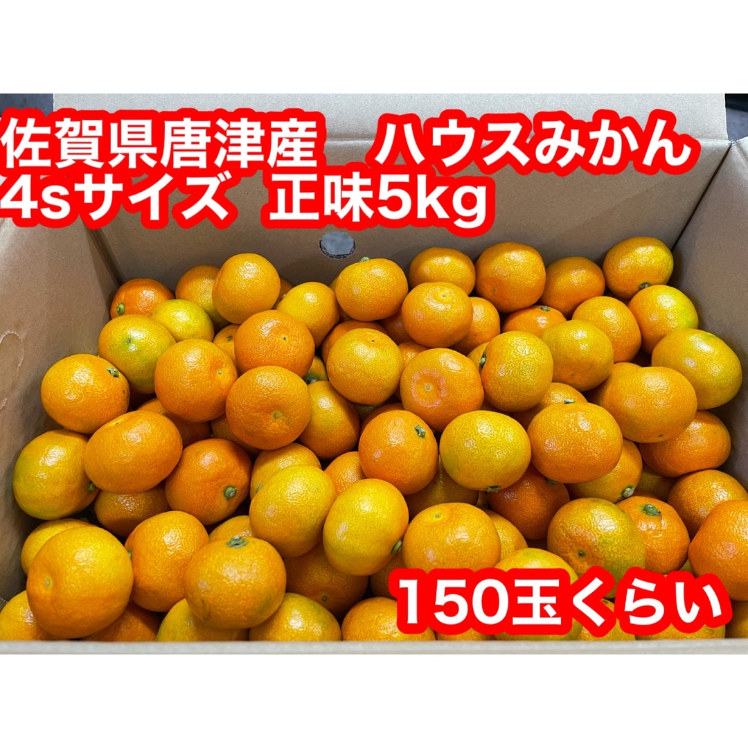 ❷佐賀県唐津産　ハウスみかん4S 5kg