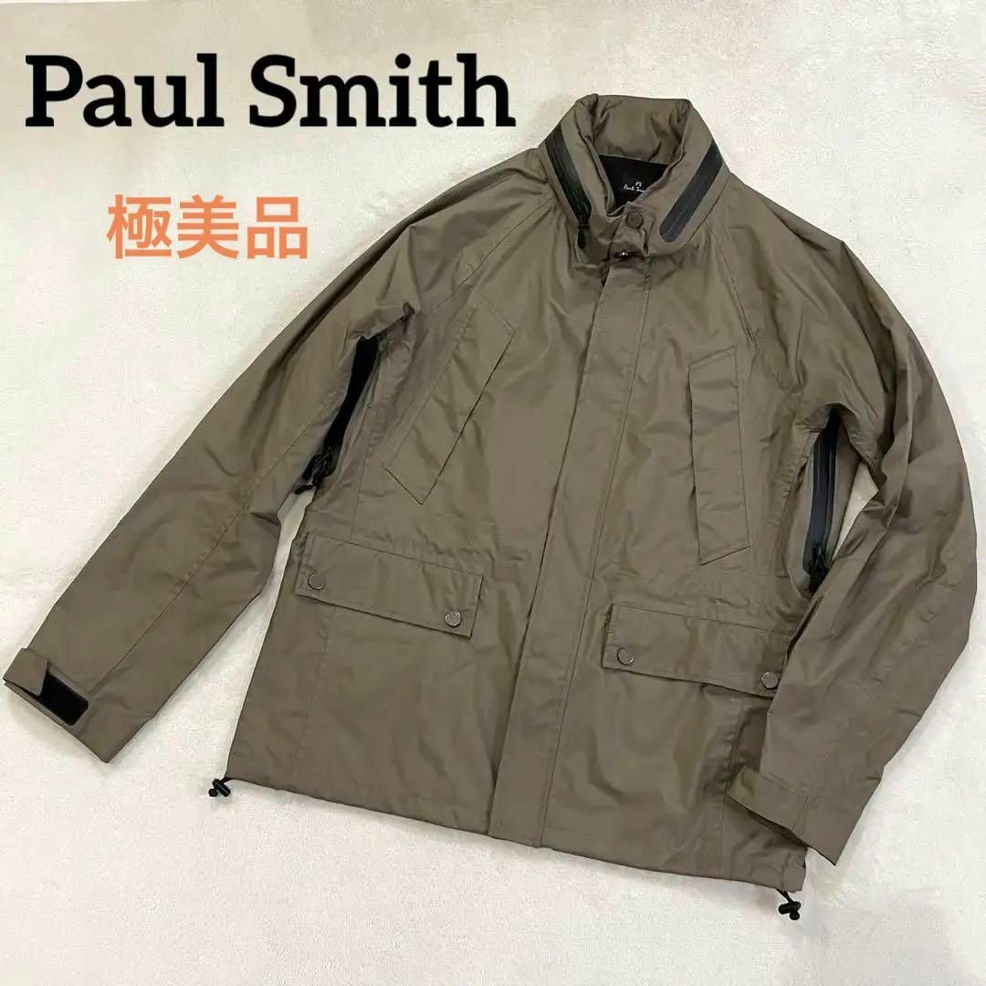 587【極美品】Paul Smith ナイロンジャケット カーキ ブラウン L | mdh ...