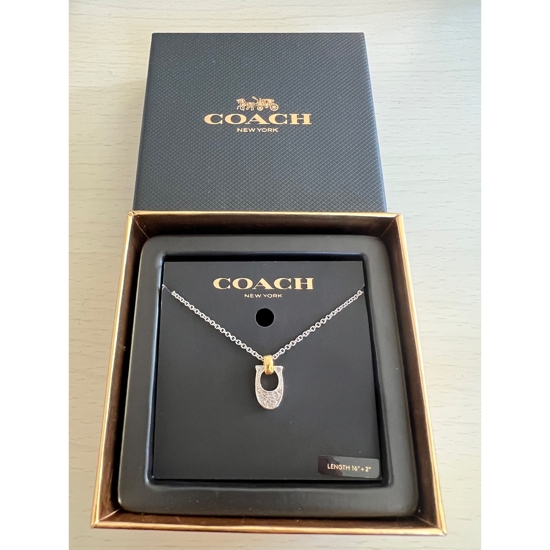 COACH(コーチ)のCOACH コーチネックレス シルバー 新品未使用 レディースのアクセサリー(ネックレス)の商品写真